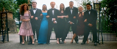 The world's only black-tie three-legged race